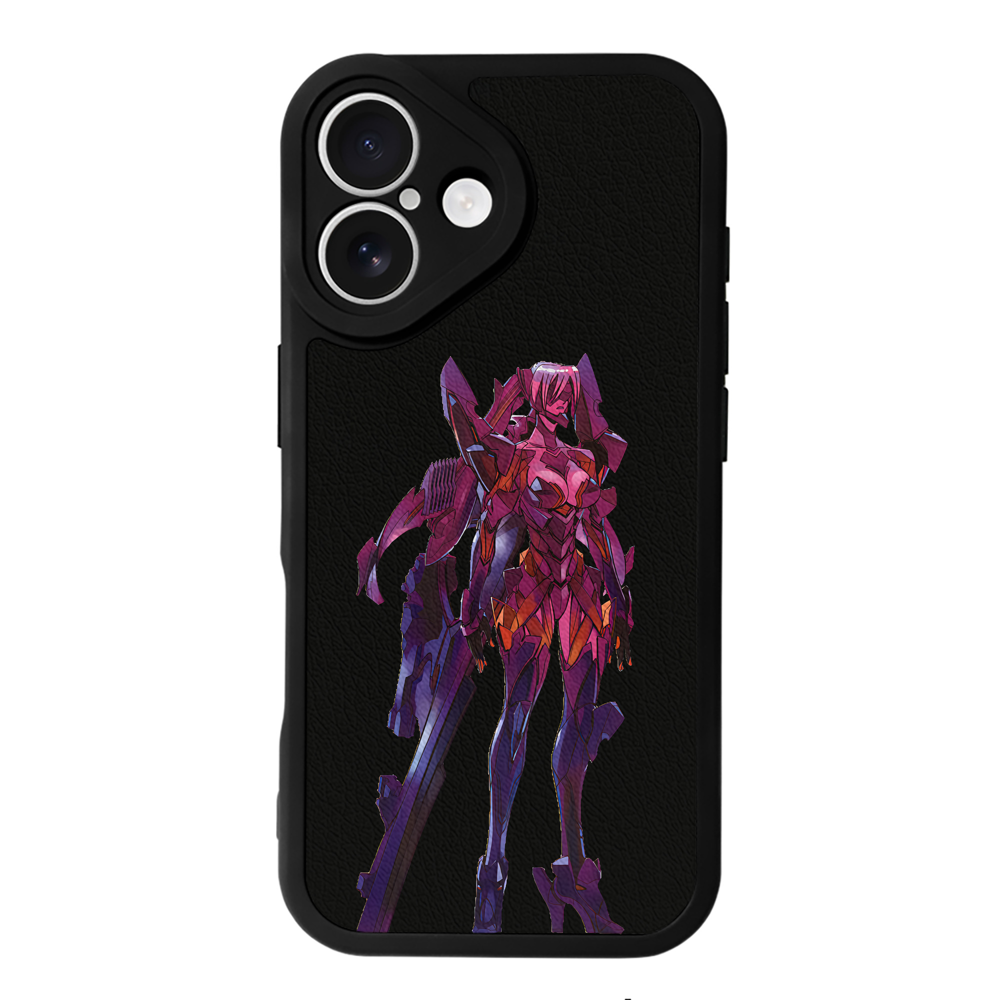 （画像用） EVA 新世紀エヴァンゲリオン 【iPhone 16シリーズ対応】シリコンスマホケース（レザー調） 材質：シリコン